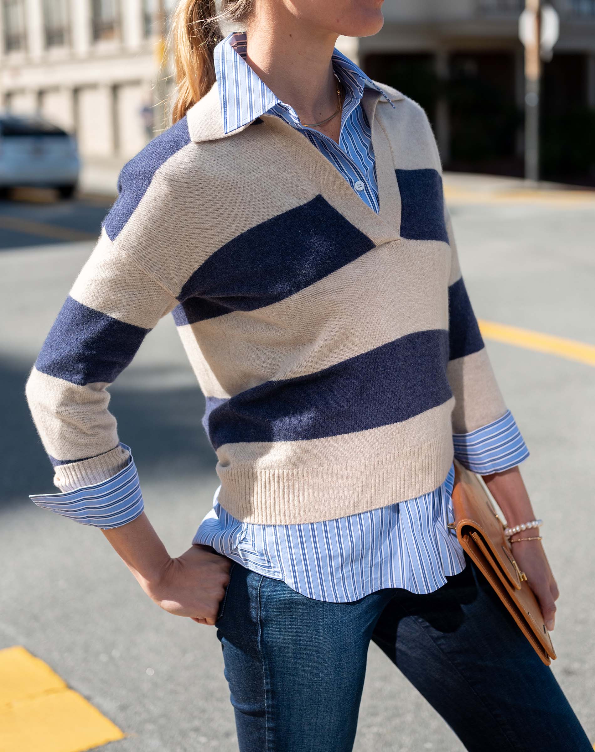 Regatta Cashmere Polo Sweater