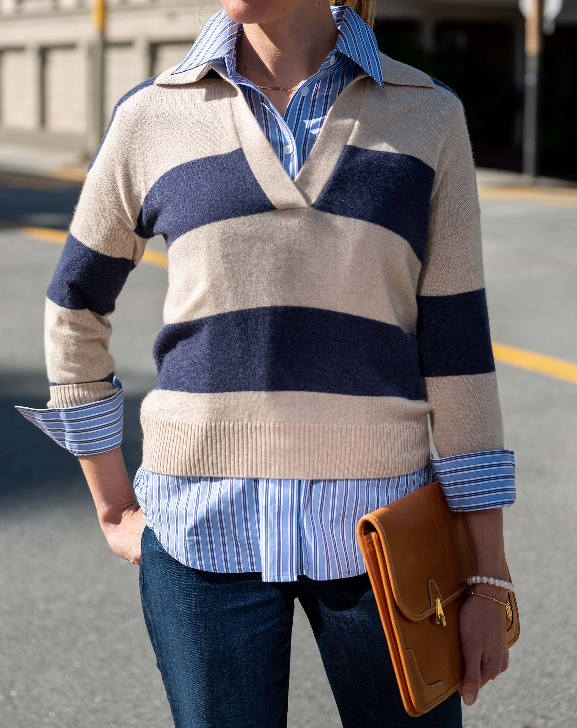 Regatta Cashmere Polo Sweater