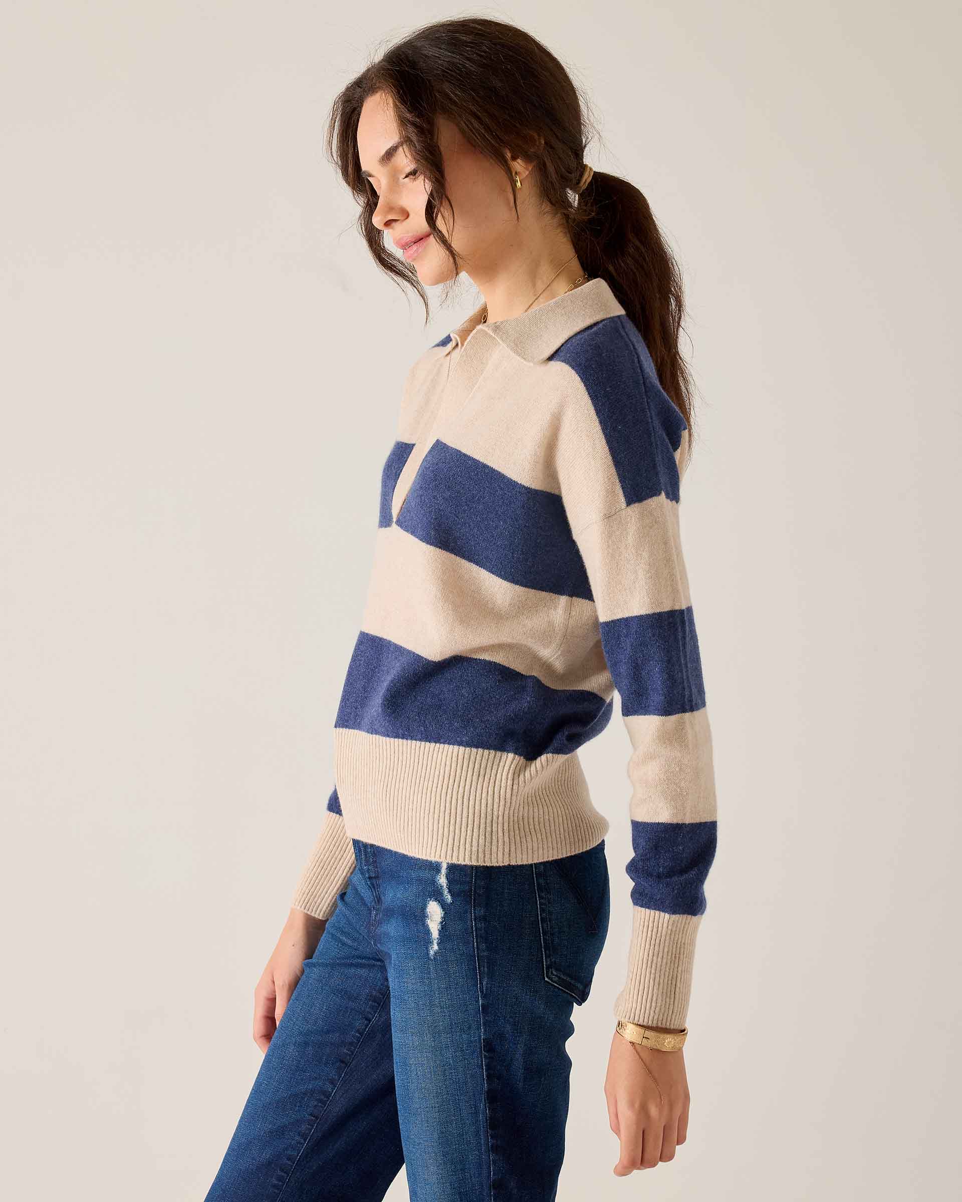 Regatta Cashmere Polo Sweater
