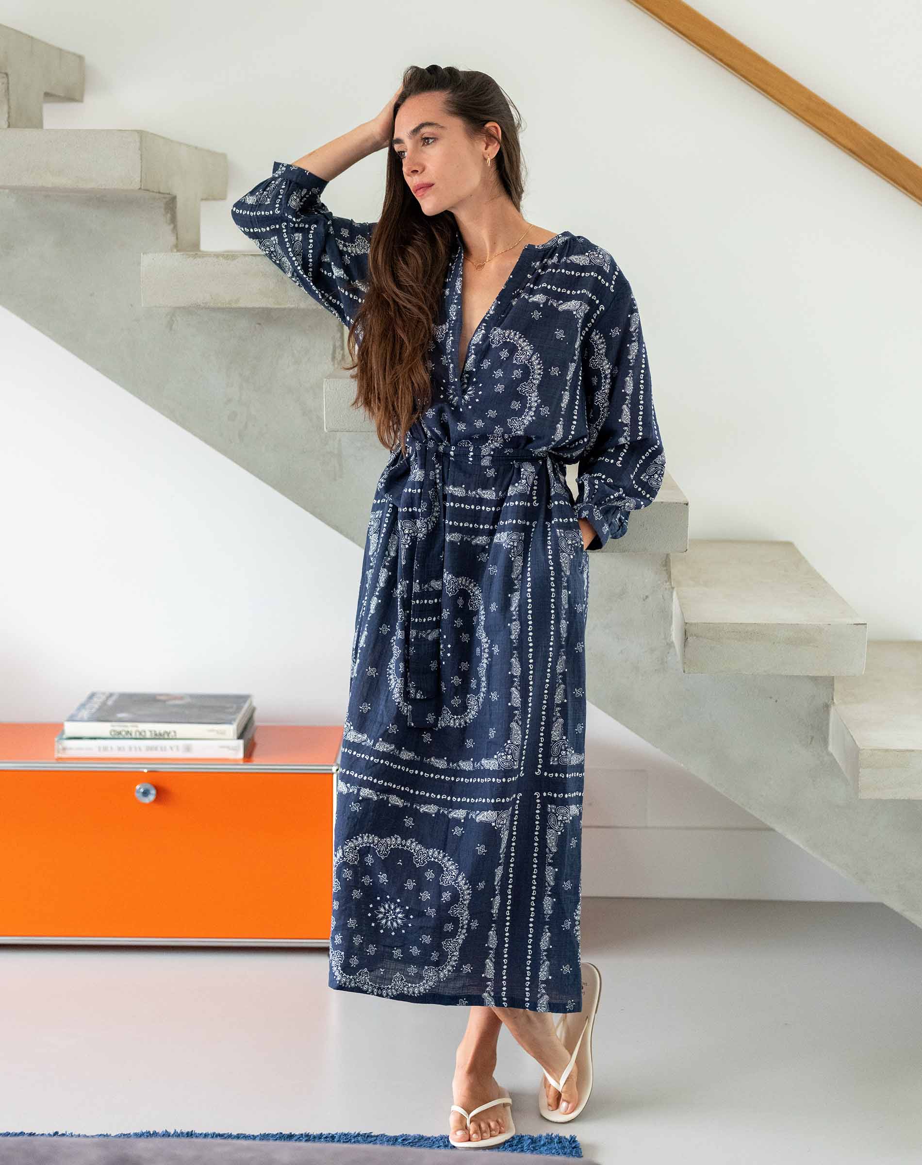 Camille Crochet Block Dress by Voyageur by MERSEA | Travel Midi Dress