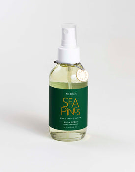 bottle of sea pines holiday room spray against white background
