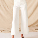 Sailor Cropped Wide Leg Jeans