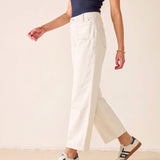 Sailor Cropped Wide Leg Jeans
