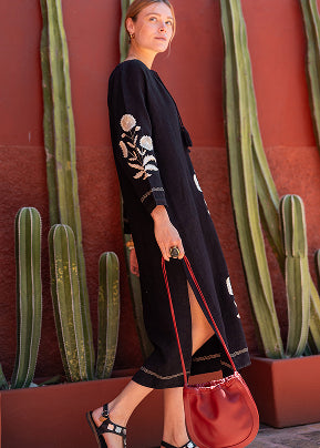 Palermo Embroidered Maxi Dress