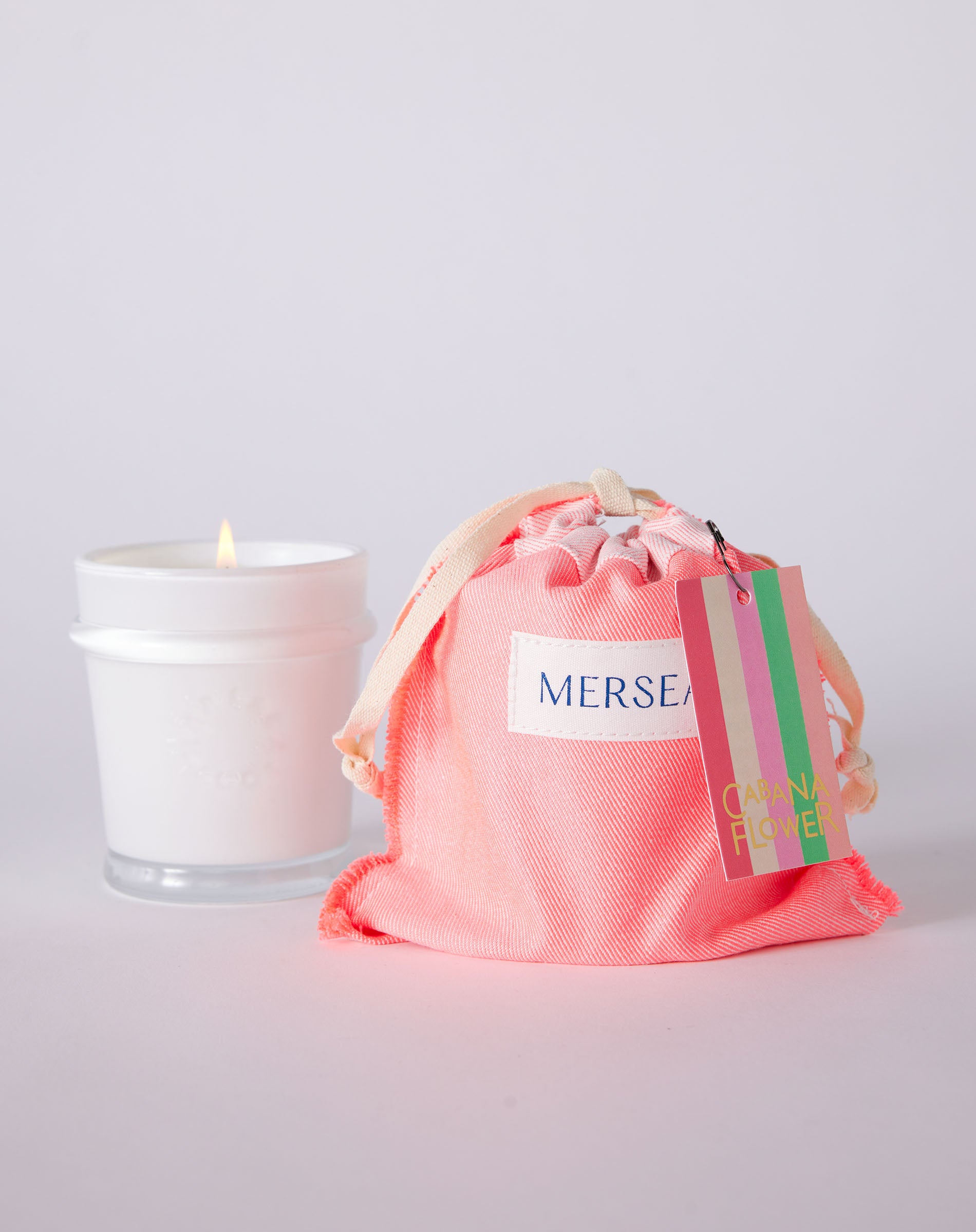 Cabana Flower Sandbag Candle