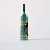 MERSEA women's travel-friendly sea Pines oil - 10ml travel-friendly roll-on perfume with a green plaid print and golden accents.