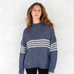 Women's Fall Striped Knit Sweater