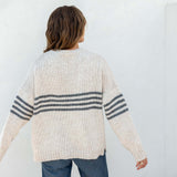 Women's Fall Striped Knit Sweater