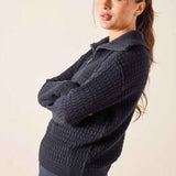 Women's Soft Scuba Quarter Zip Sweatshirt Travel Set