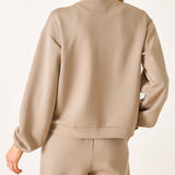 Women's Soft Scuba Bow Sweatshirt Travel Set