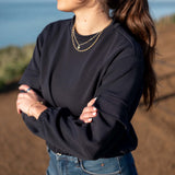 Women's Soft Scuba Cargo Sweatshirt Travel Set