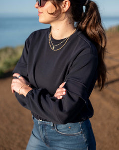 Women's Soft Scuba Cargo Sweatshirt Travel Set