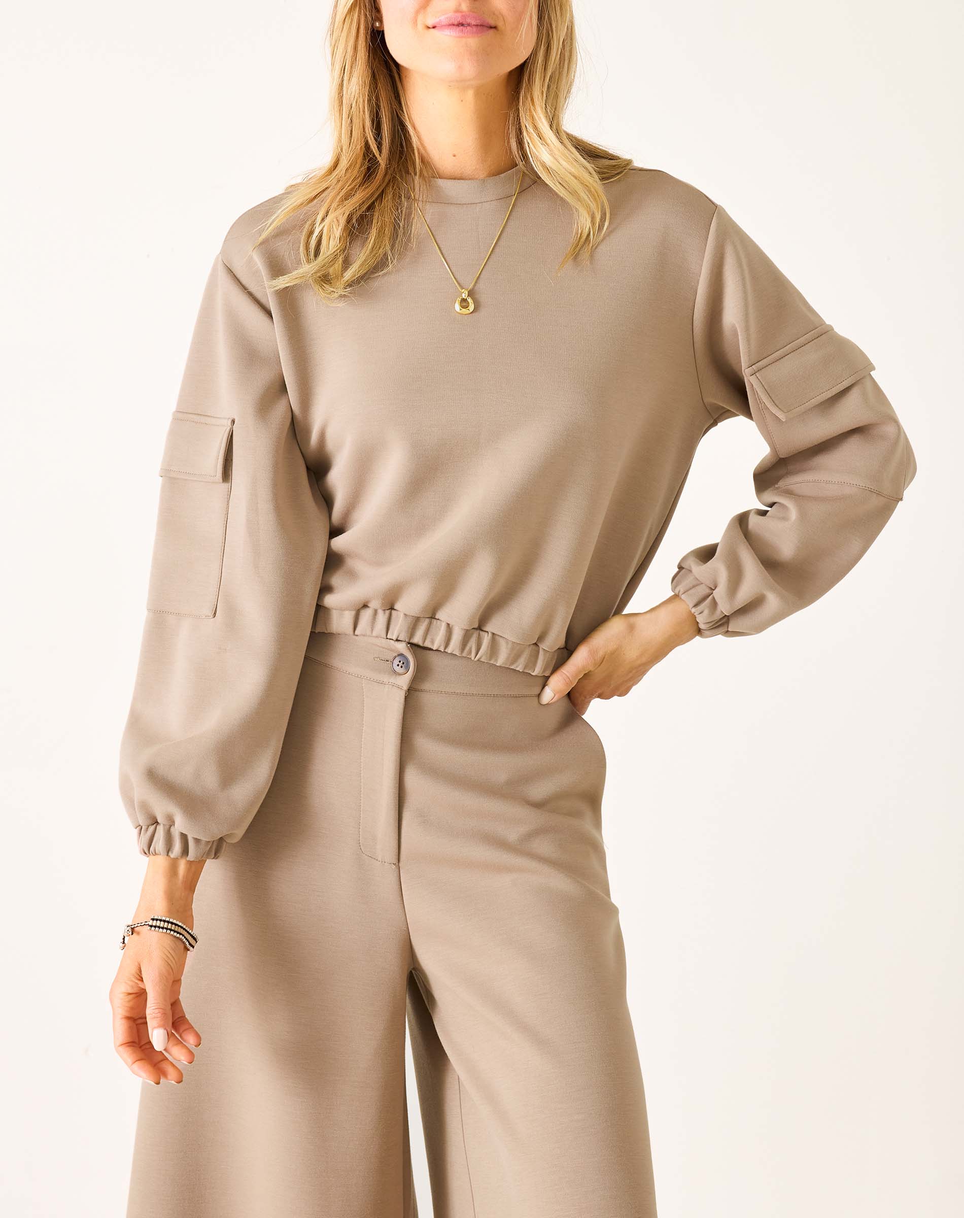 Simone Cargo Crewneck Sweatshirt