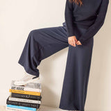 Women's Soft Scuba Wide Leg Pant Travel Set