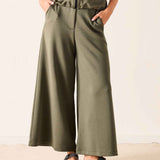 Women's Soft Scuba Wide Leg Pant Travel Set