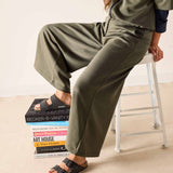 Women's Soft Scuba Wide Leg Pant Travel Set