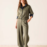 Women's Soft Scuba Wide Leg Pant Travel Set