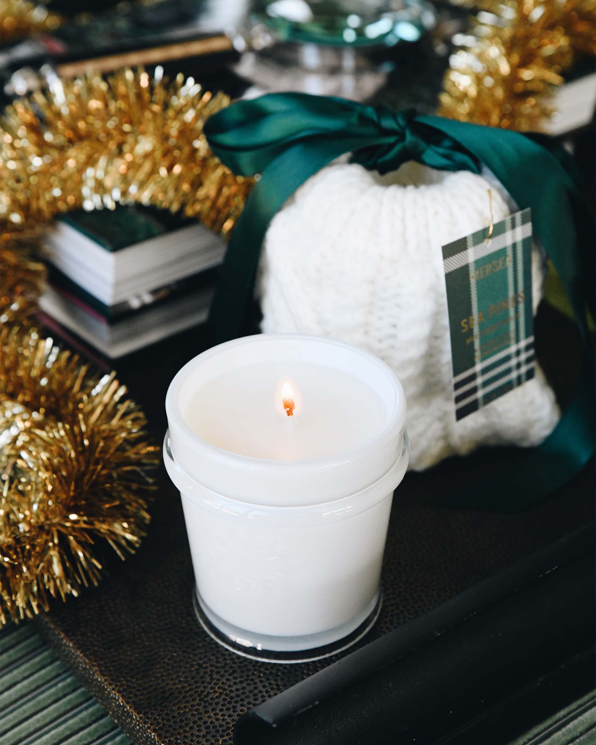 Holiday Stocking Candle Perfect for the Host