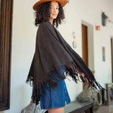 Women's Dark Brown Leather Western Wrap