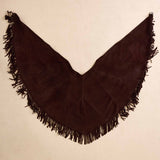 Women's Dark Brown Leather Western Wrap