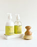 mersea summer day liquid hand soap shea lotion and brush set with tray