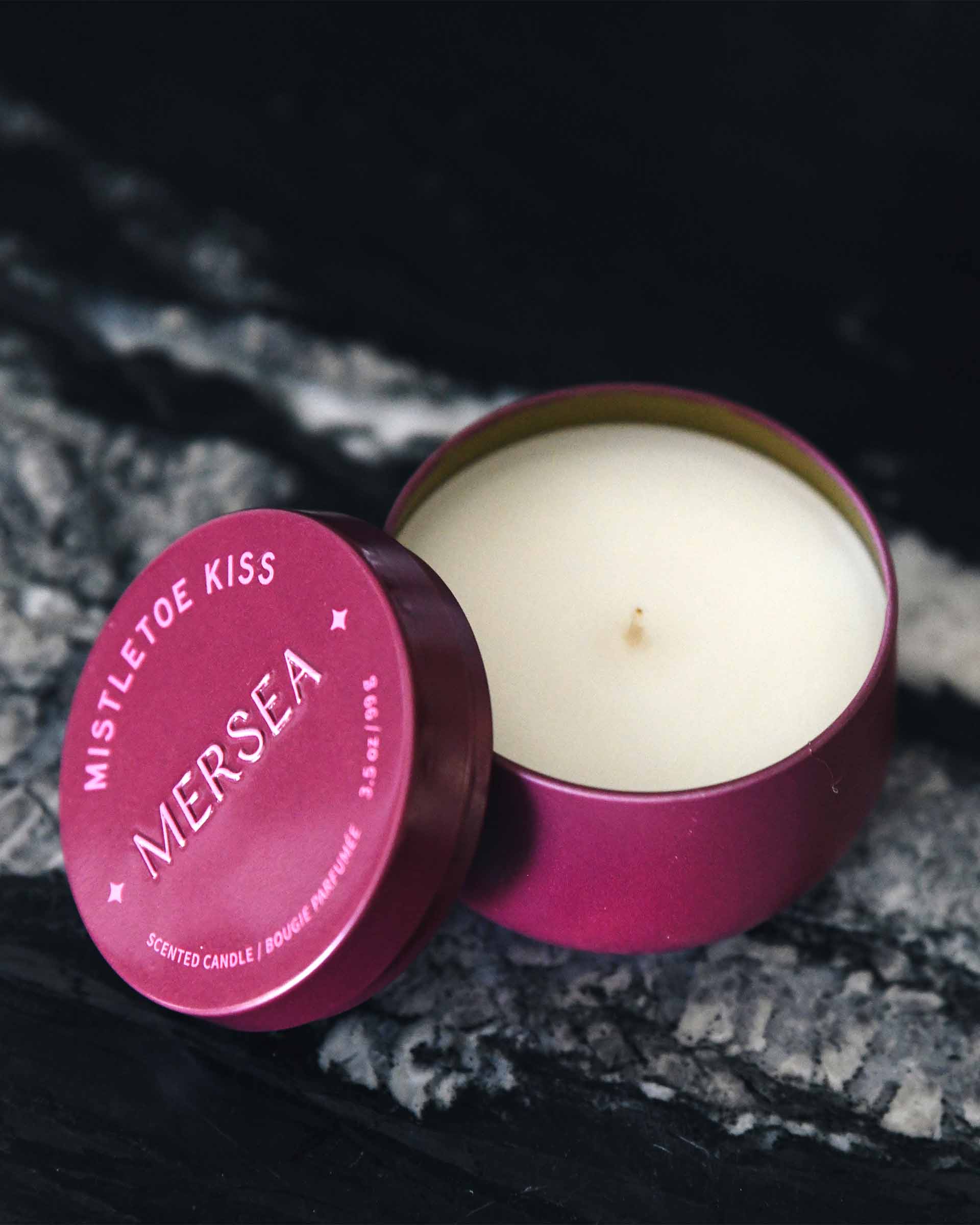 Mini Holiday Tin Candle Perfect for Gifting