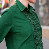Tuxedo Ruffle Shirt