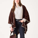 Women's Brown Fall Travel Wrap