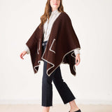 Women's Brown Fall Travel Wrap