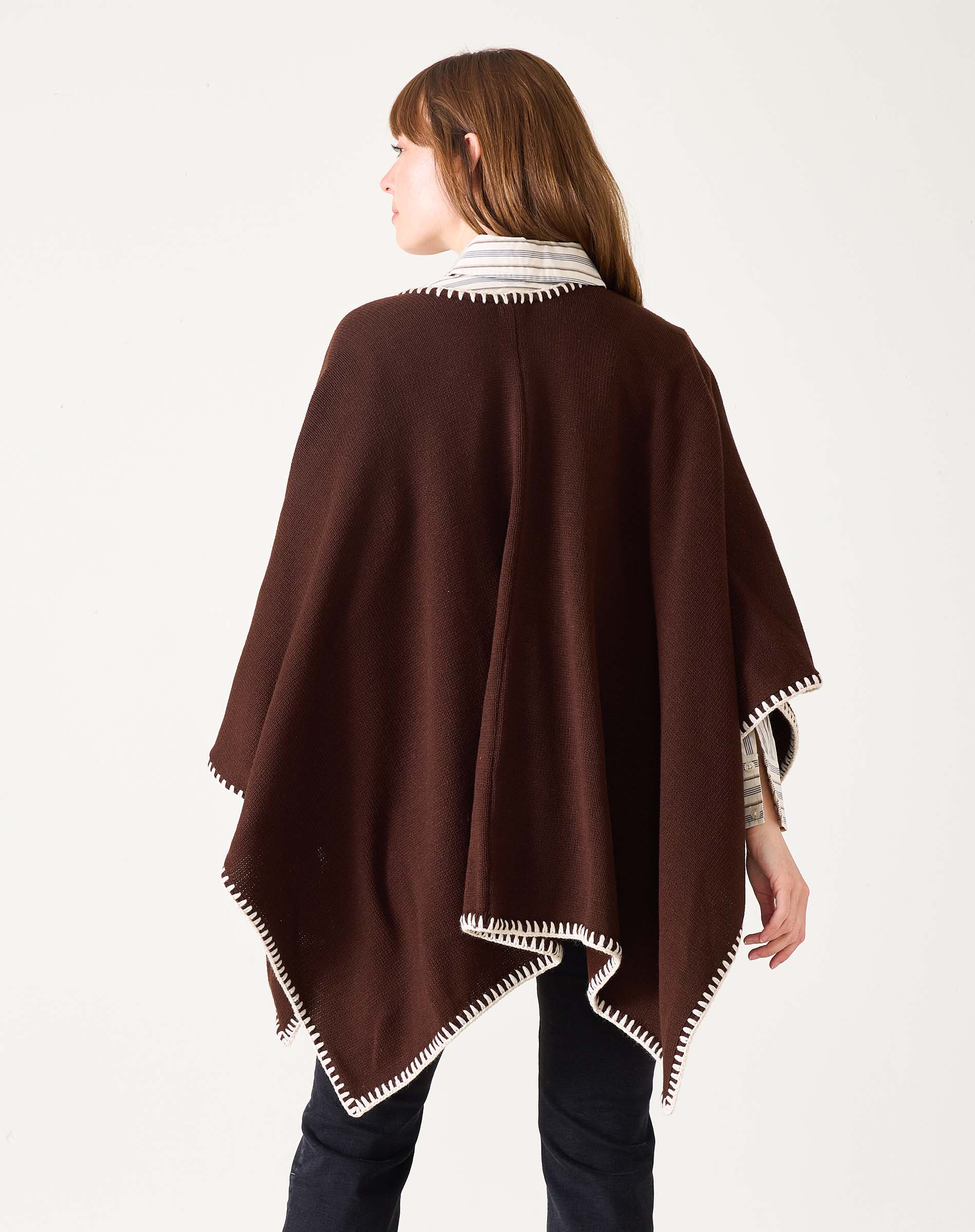 Women's Brown Fall Travel Wrap