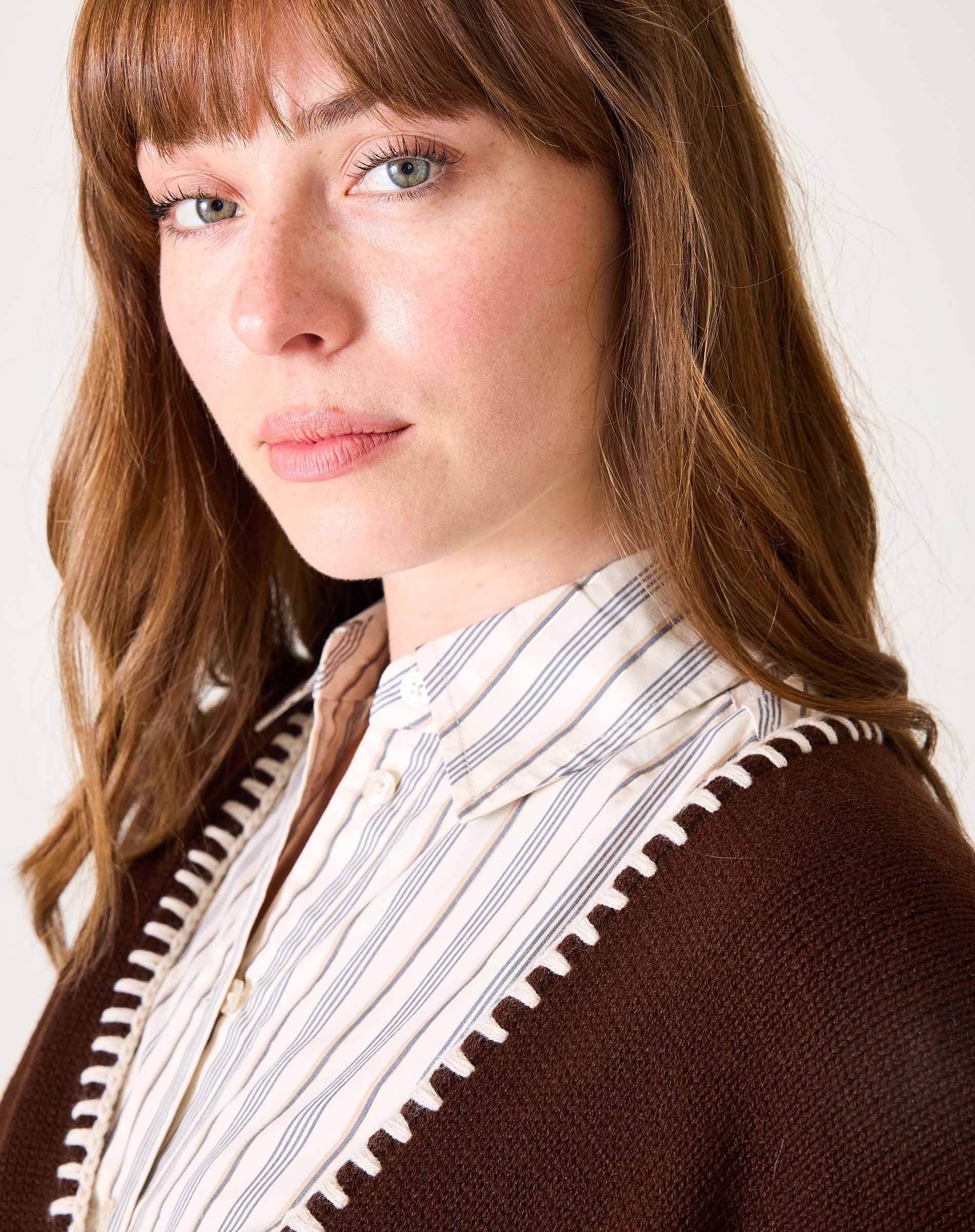 Women's Brown Fall Travel Wrap