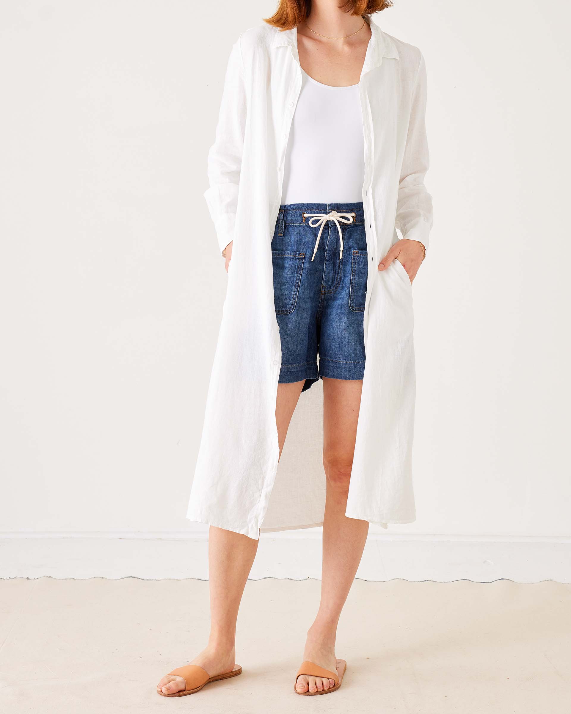 Hermosa Linen Shirt Dress