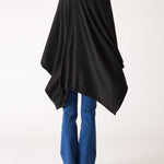 Women's Black Cashmere Lightweight Travel Wrap