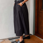 Women's Black Maxi Skirt Vacation