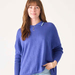 Women's Cotton Polo Oversized Sweater