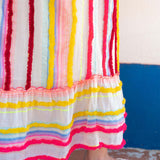 Women's Bright Striped Maxi Skirt