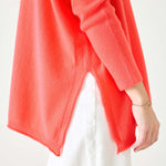 Women's Coral Cashmere One Sized Sweater