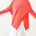Women's Coral Cashmere One Sized Sweater