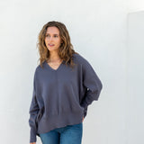 Women's Dark Blue Lightweight Sweater