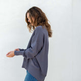 Women's Dark Blue Lightweight Sweater