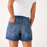 Women's Drawstring Jean Shorts