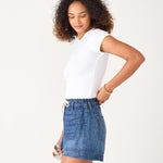 Women's Drawstring Jean Shorts