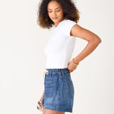 Women's Drawstring Jean Shorts