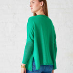 Women's Green Oversized Holiday Sweater