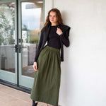 Women's Green Maxi Skirt