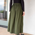 Women's Green Maxi Skirt