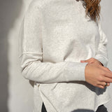 Women's Grey French Terry Crewneck Sweatshirt