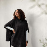 Women's Neutral Oversized Fall Winter Poncho