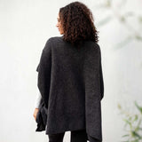 Women's Neutral Oversized Fall Winter Poncho