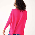 Women's Hot Pink Lightweight Sweater